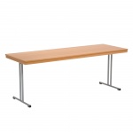 Klapptisch, 200x70 cm (B/T), 72 cm hoch, T-Fuß, 